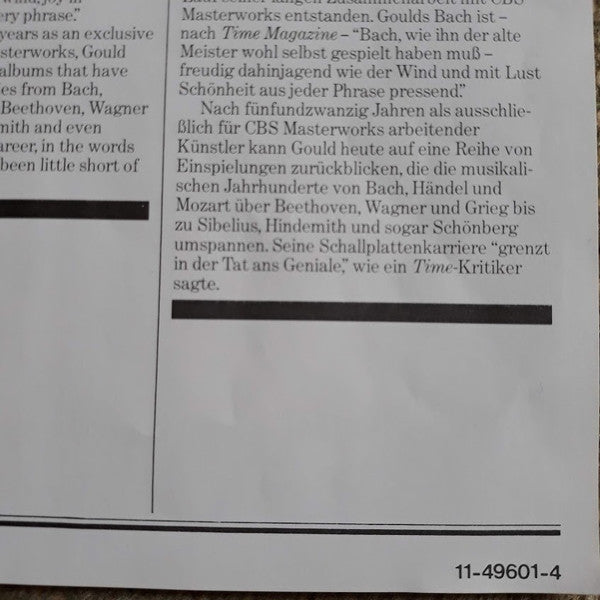 Das Wohltemperierte Klavier BWV 846-893 = The Well-Tempered Clavier = Le Clavier Bien Tempéré