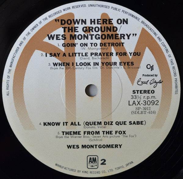 Down Here On The Ground