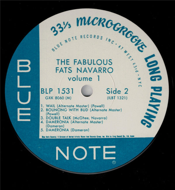 The Fabulous Fats Navarro Volume 1