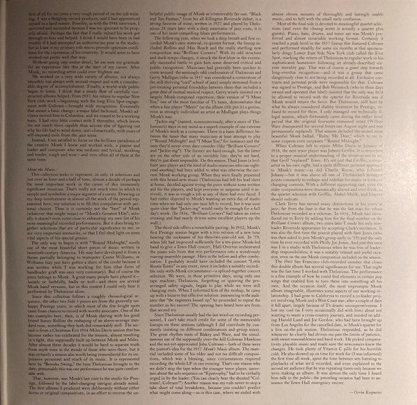 The Thelonious Monk Memorial Album