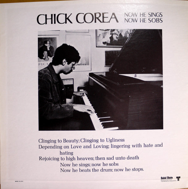 Now He Sings, Now He Sobs