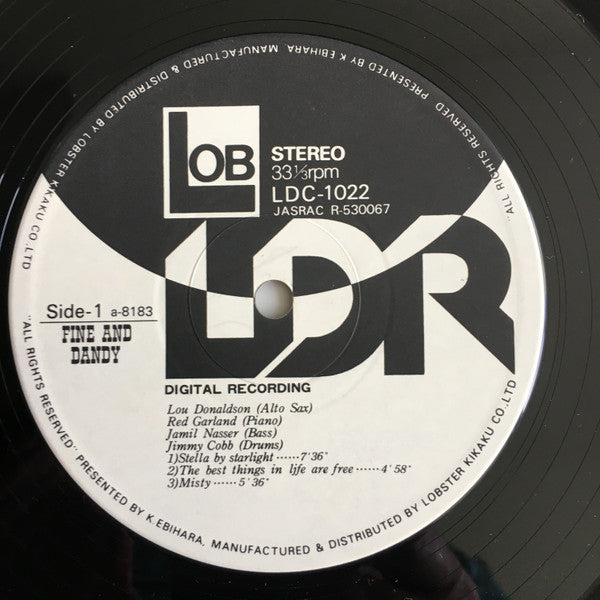 Fine And Dandy Live In Digital Recording