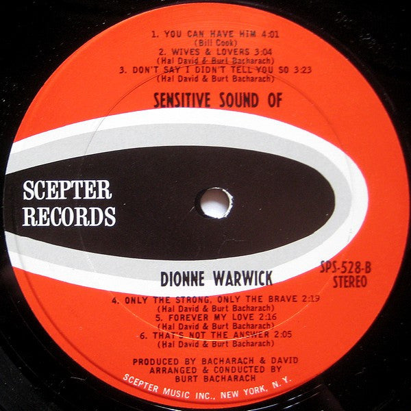 The Sensitive Sound Of Dionne Warwick