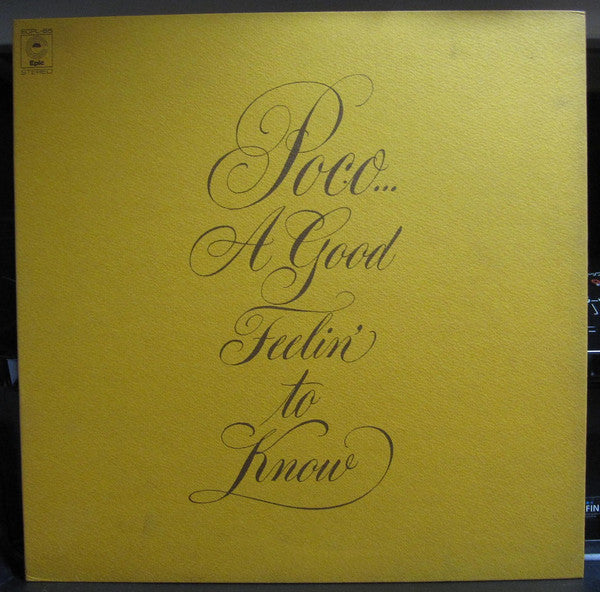 A Good Feelin' To Know