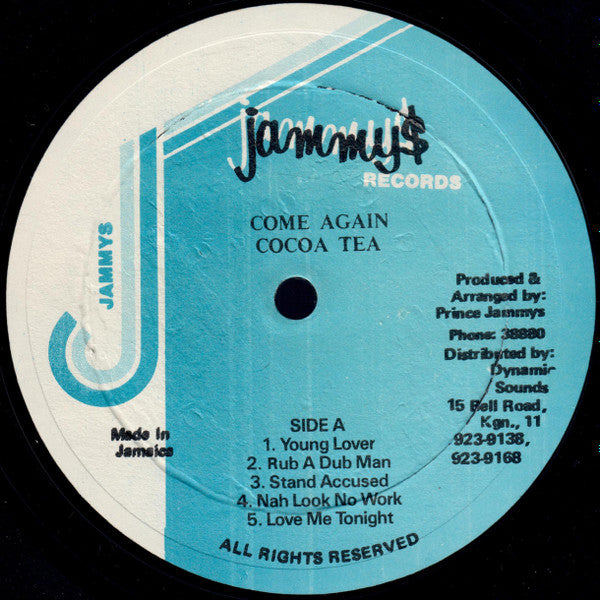 Release: Come Again-Vinyl-Jamaica-None-none-1427604