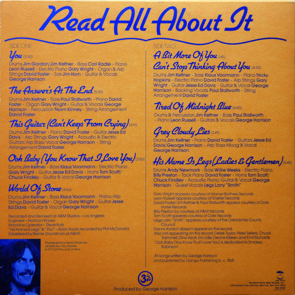 Extra Texture (Read All About It)