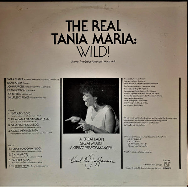 The Real Tania Maria: Wild!