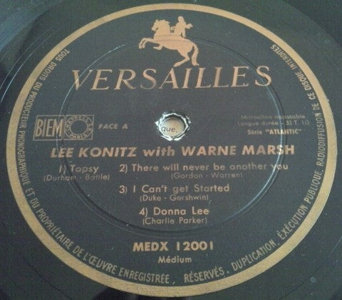 Lee Konitz With Warne Marsh