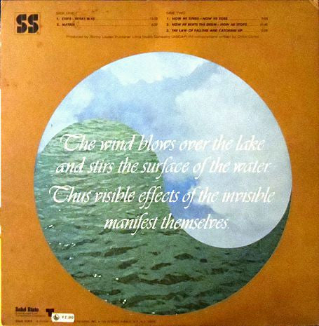 Now He Sings, Now He Sobs