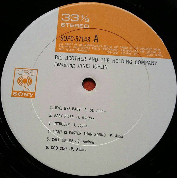 Big Brother & The Holding Company Featuring Janis Joplin
