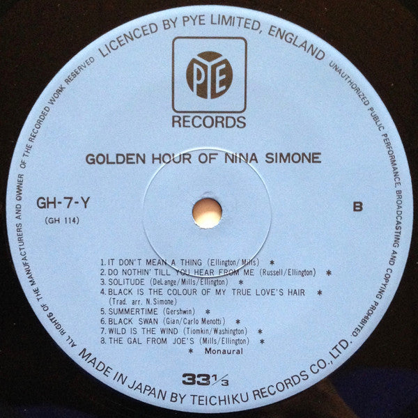Golden Hour Of Nina Simone