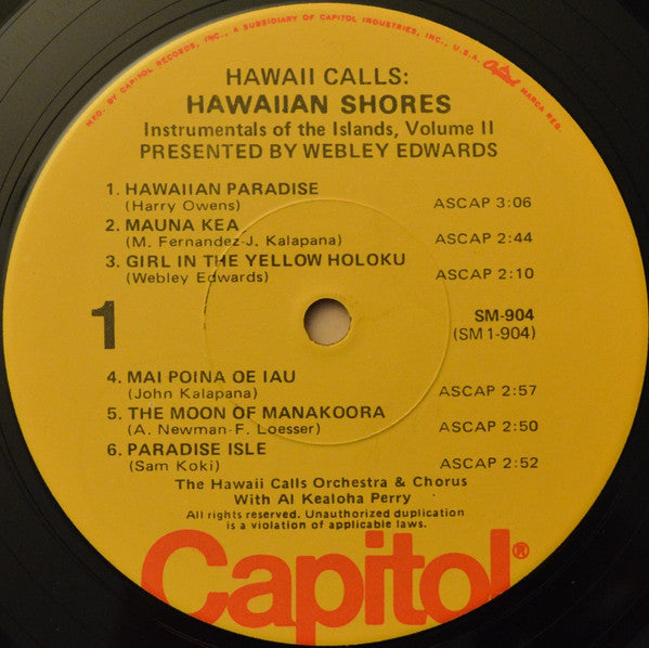 Hawaii Calls : Hawaiian Shores Favorite Instrumentals Of The Islands : Volume II
