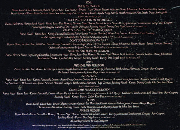 Elton John's Greatest Hits Volume II