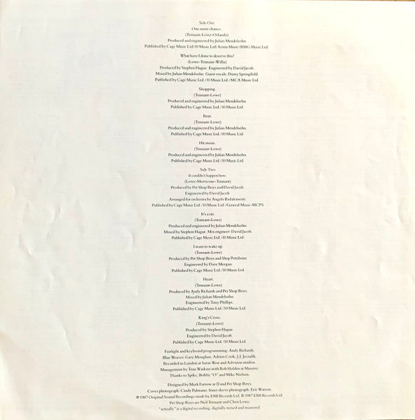 Actually = 哀しみの天使