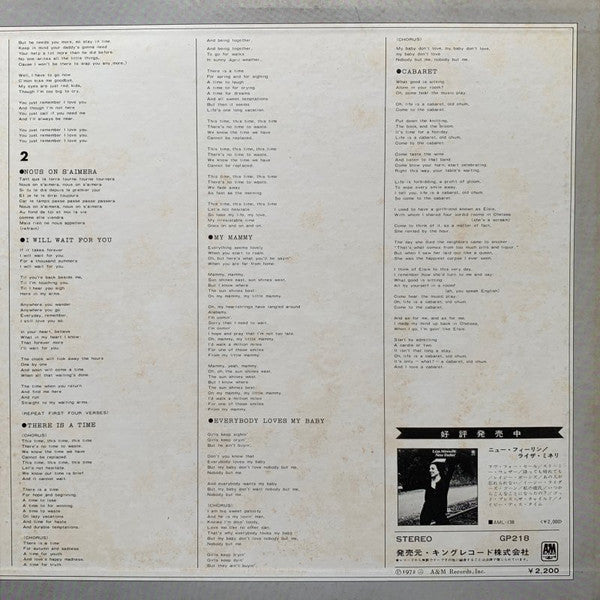 Live At The Olympia In Paris