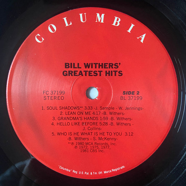 Bill Withers' Greatest Hits