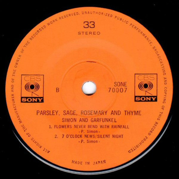 Parsley, Sage, Rosemary And Thyme