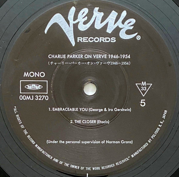Charlie Parker On Verve 1946-1954