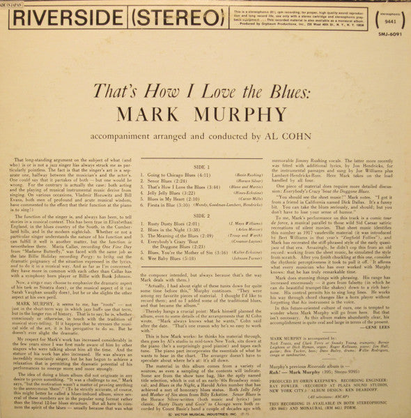 That's How I Love The Blues