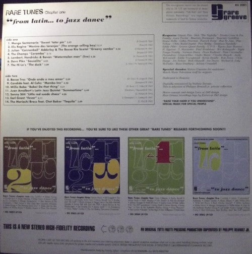Rare Tunes Chapter One "From Latin... To Jazz Dance"