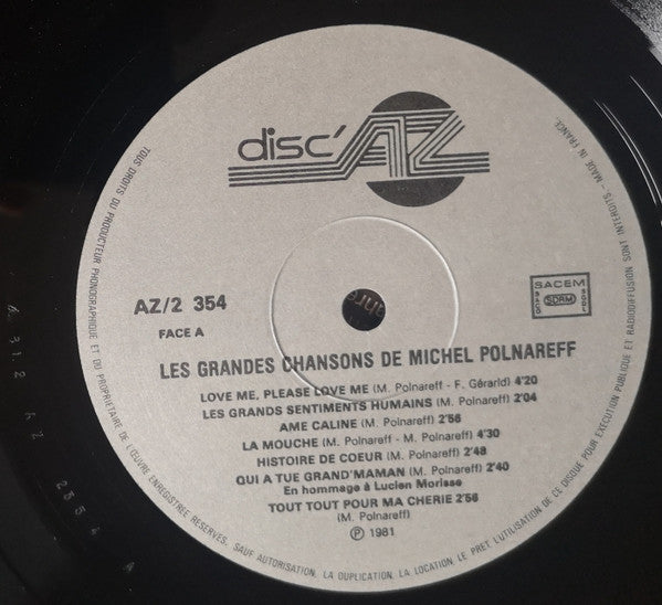 Les Grandes Chansons De Michel Polnareff