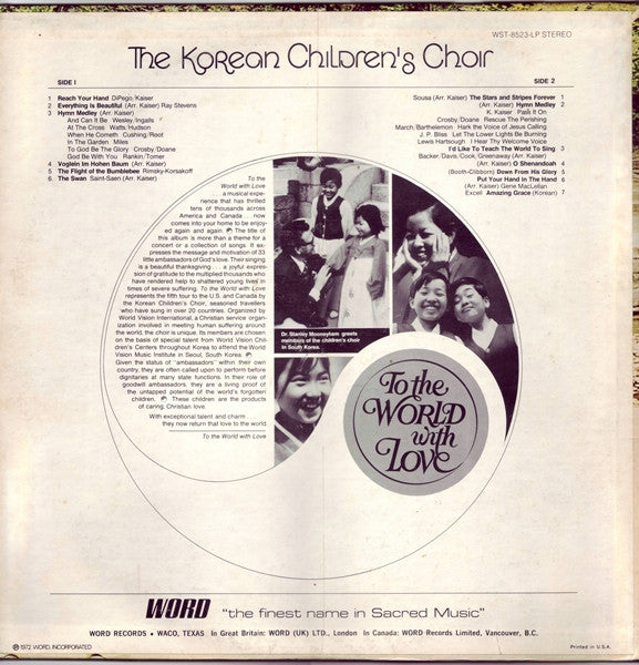 To The World With Love