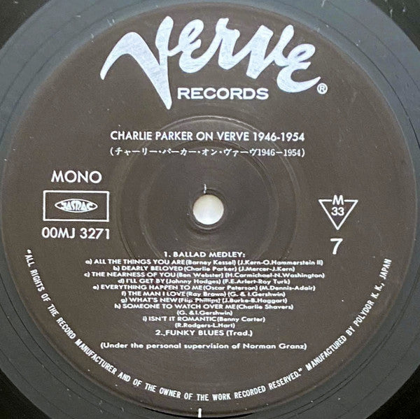 Charlie Parker On Verve 1946-1954