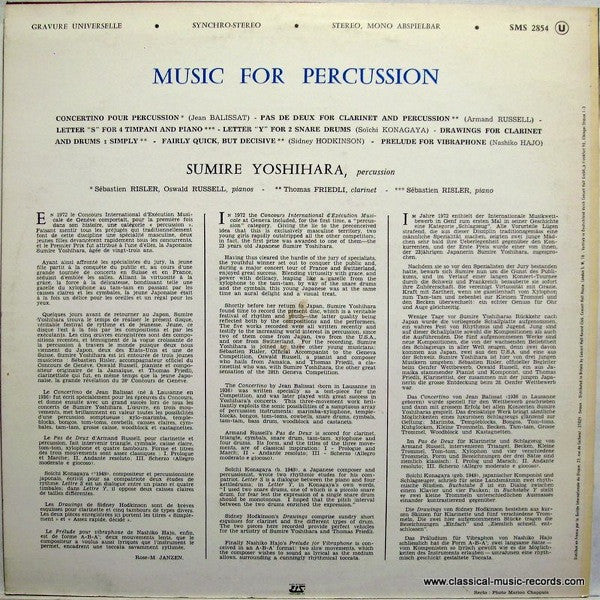 Music For Percussion