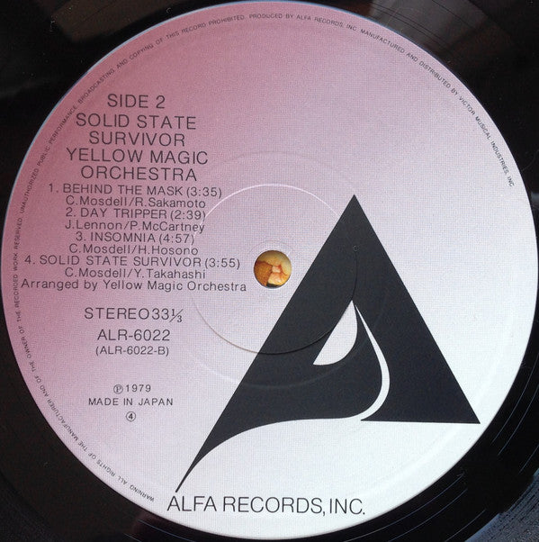 Solid State Survivor = ソリッド・ステイト・サヴァイヴァー