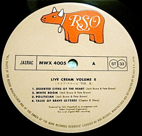 Live Cream Volume II