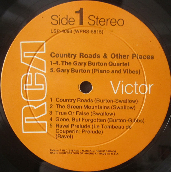 Country Roads & Other Places