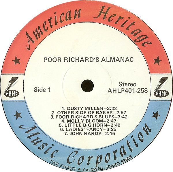 Poor Richard's Almanac