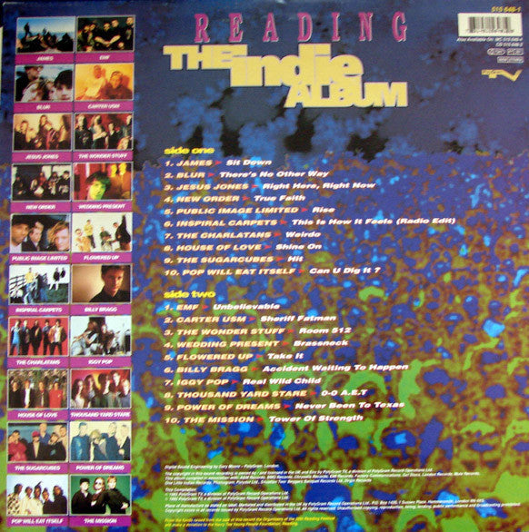 Release: Reading - The Indie Album-Vinyl-Europe-1992-515 648--1-2763445