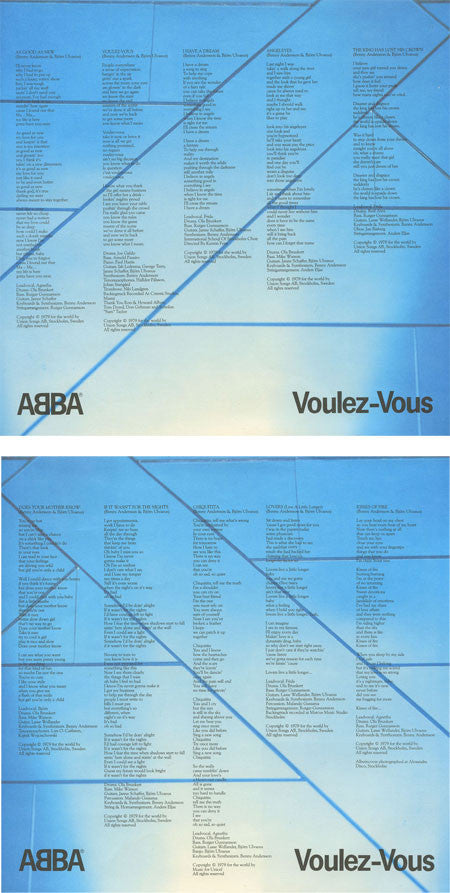 Voulez-Vous = ヴーレ・ヴー
