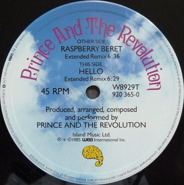 Raspberry Beret (Extended Remix) / Hello (Extended Remix)