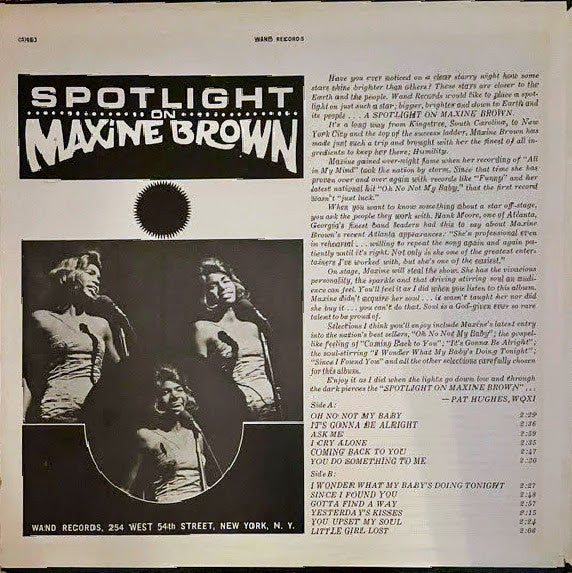 Spotlight On Maxine Brown