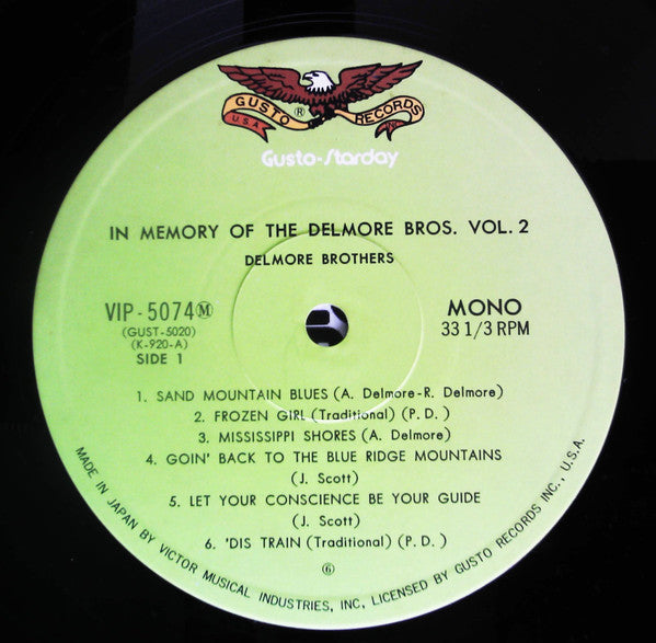 In Memory Of The Delmore Bros. Volume 2