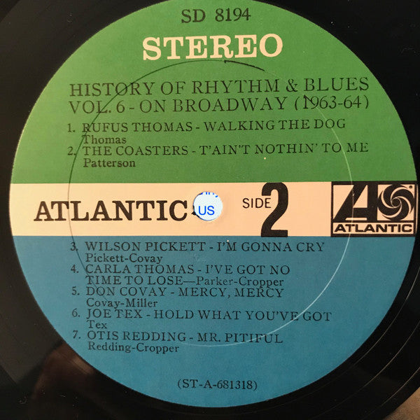 History Of Rhythm & Blues Volume 6 On Broadway 1963-64