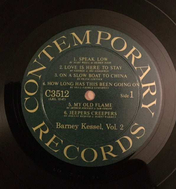 Kessel Plays Standards. Barney Kessel, Vol. 2