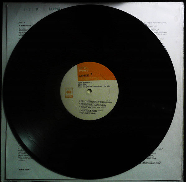 Tony Bennett's Something