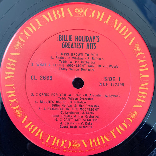 Billie Holiday’s Greatest Hits