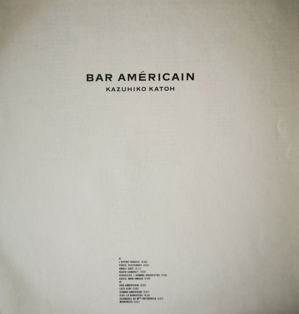 Bar Américain