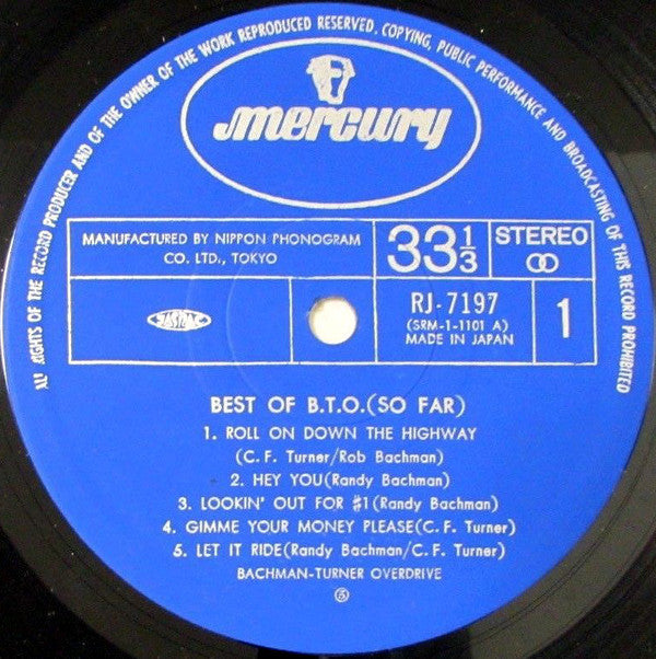 Best Of B.T.O. (So Far)