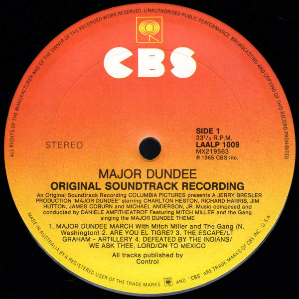 Major Dundee (The Original Sound Track Recording)