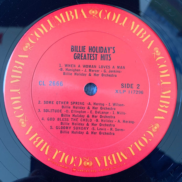 Billie Holiday’s Greatest Hits