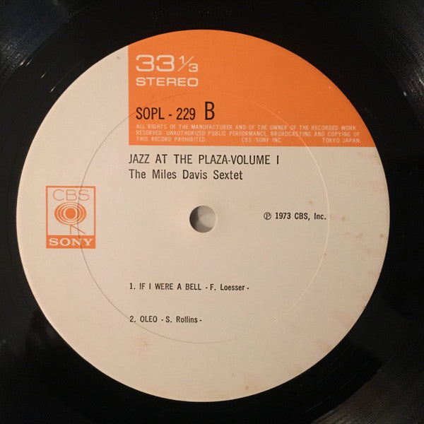 Jazz At The Plaza Vol. 1