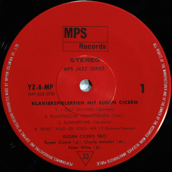 Klavierspielereien