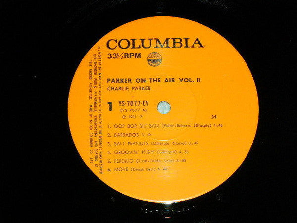 Parker On The Air Vol.II