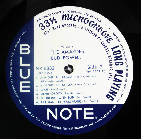 The Amazing Bud Powell, Volume 1