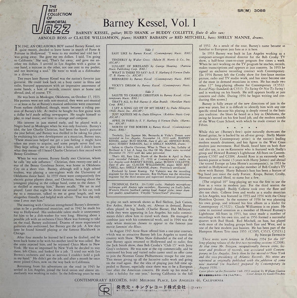 'Easy Like' Barney Kessel Volume 1